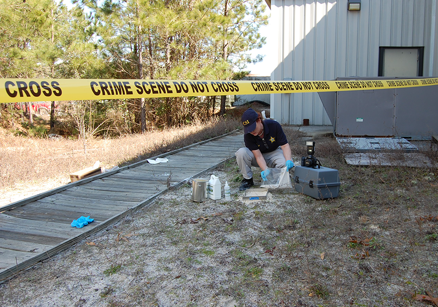 crime scene processing, crime scene investigation