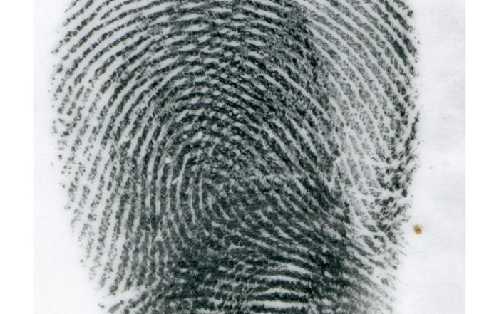 fingerprint distortion, latent print analysis, double touch